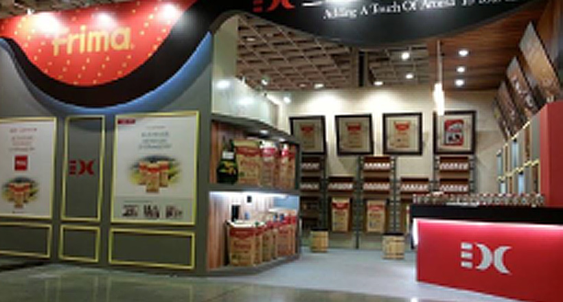 Dongsuh booth in food expo in Taiwan